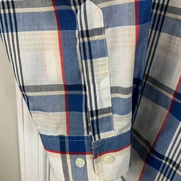 Town Craft wrinkle free mens button down shirt size XXL. Multi colored plaid - Picture 3 of 6